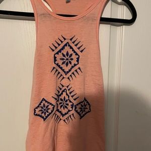 Charlotte Russe pink and blue tank top